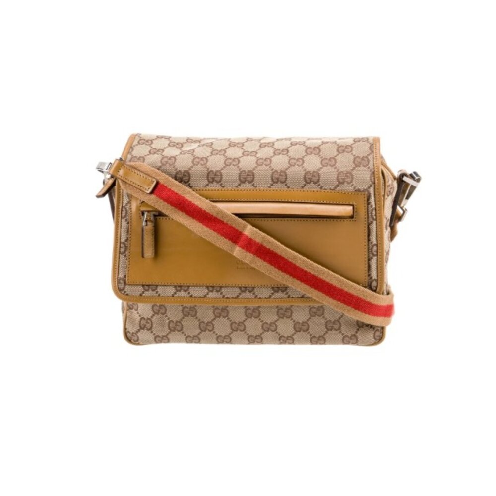 Gucci GG Canvas Front Flap Crossbody Bag - Picture 10 of 16